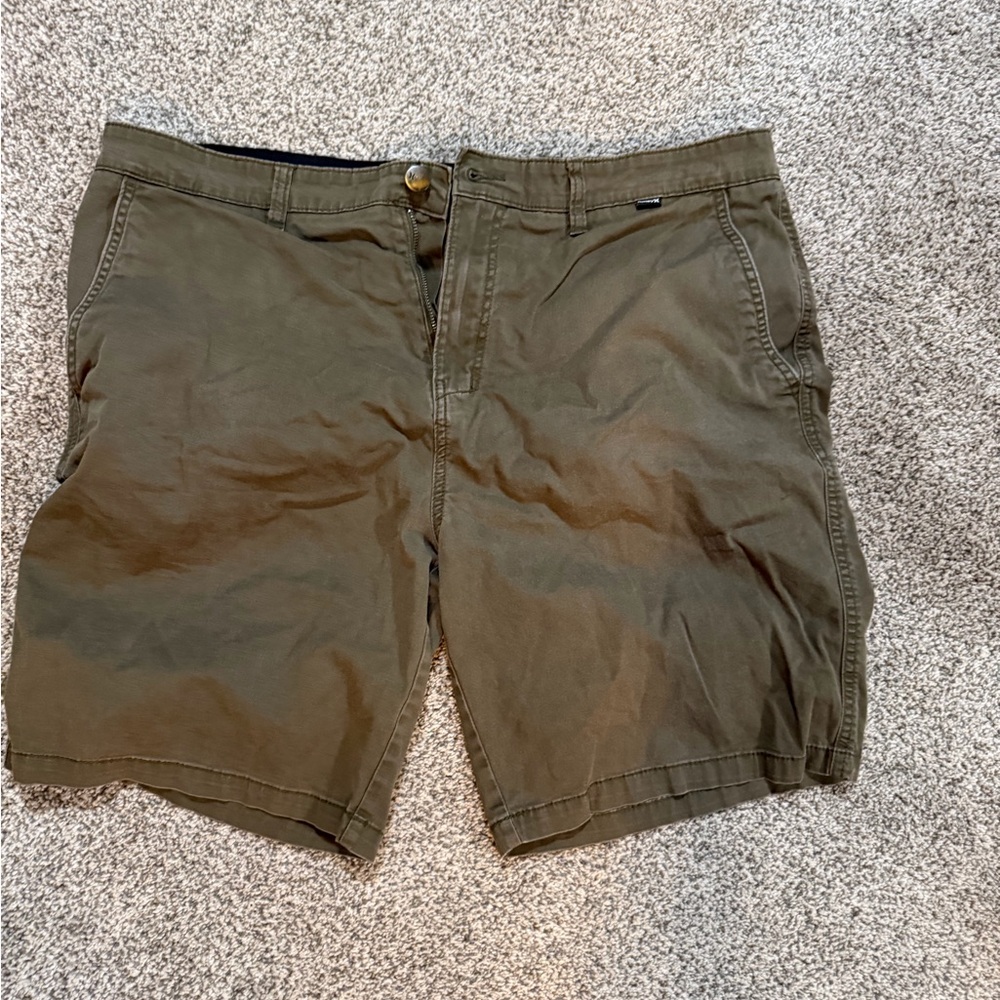 Hurley Men's Green Cargo Shorts